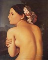 Half figure of a Bather nude Jean Auguste Dominique Ingres
